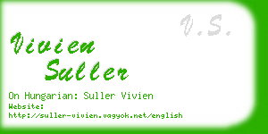 vivien suller business card